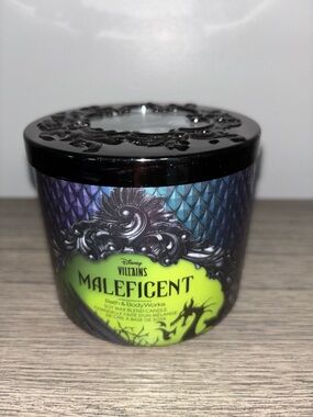 Bath & Body Works Maleficent Candle - Black, Purple & Green